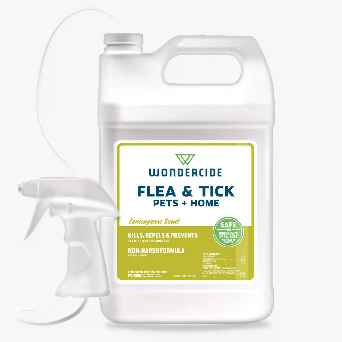 Flea & Tick Spray for Pets + Home, Gallon Refill